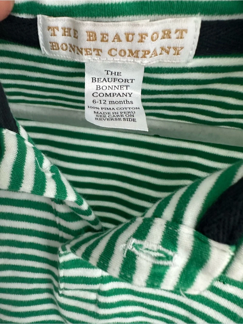 The Beaufort Bonnet Company 6-12m romper
